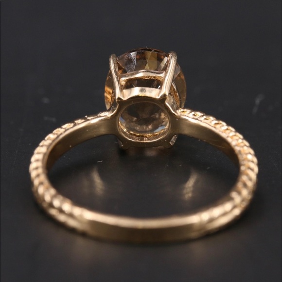 14K JCR Citrine Ring - Picture 3 of 6